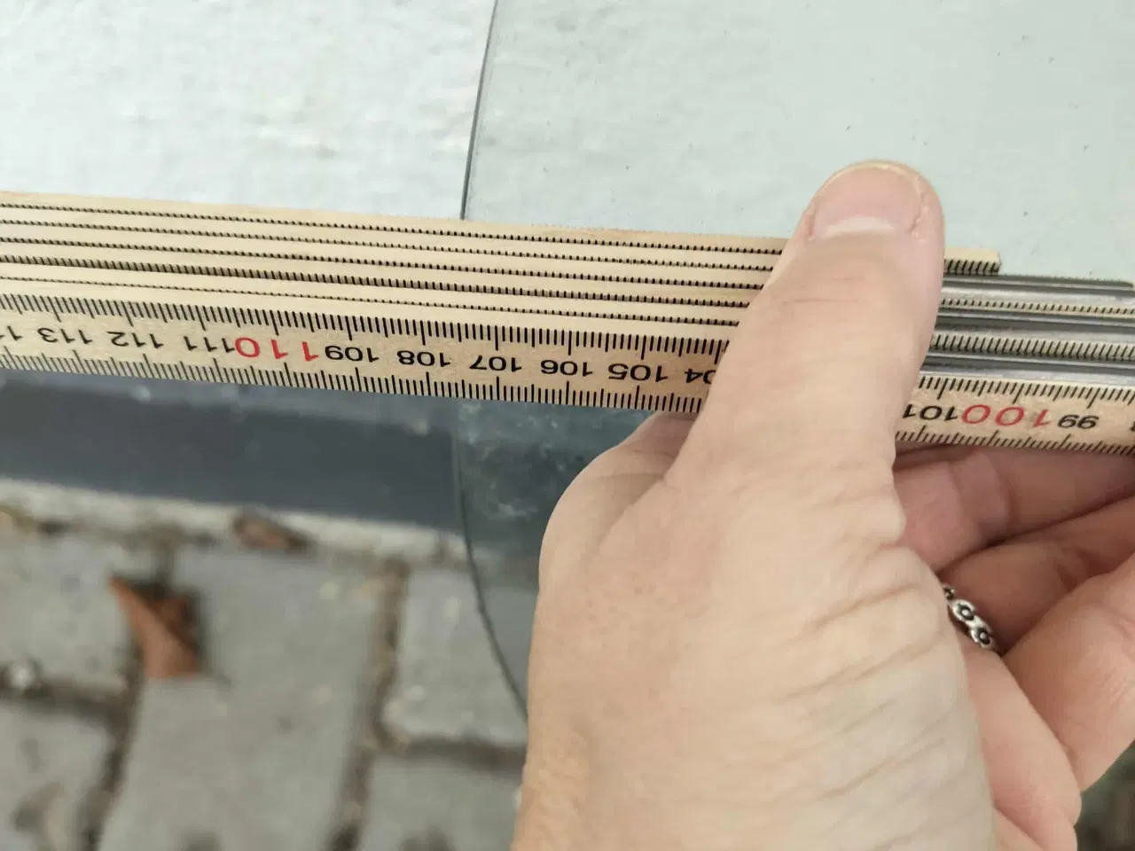 Billede 3 - Glasplade til beskyttelse under brændeovn