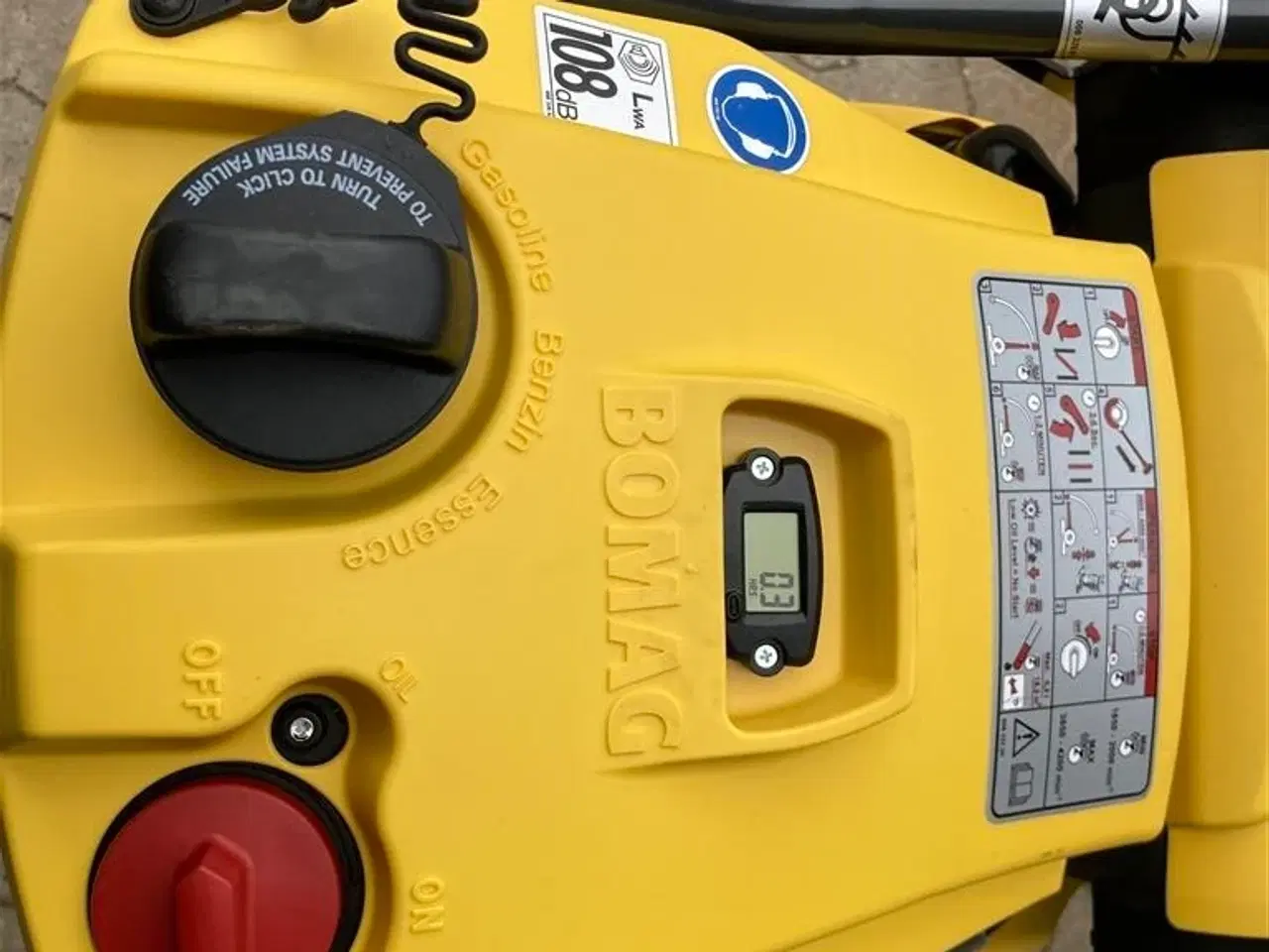 Billede 8 - Bomag BT 60 Stamper/jordloppe med Honda GXR120 benzinmotor