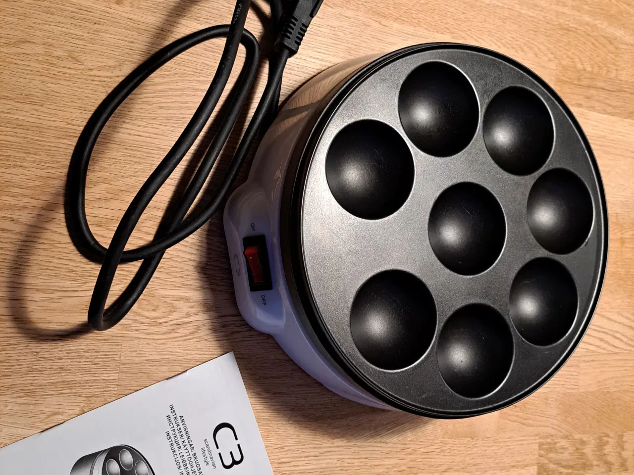 Billede 1 - Æbleskivepande 220V 650W