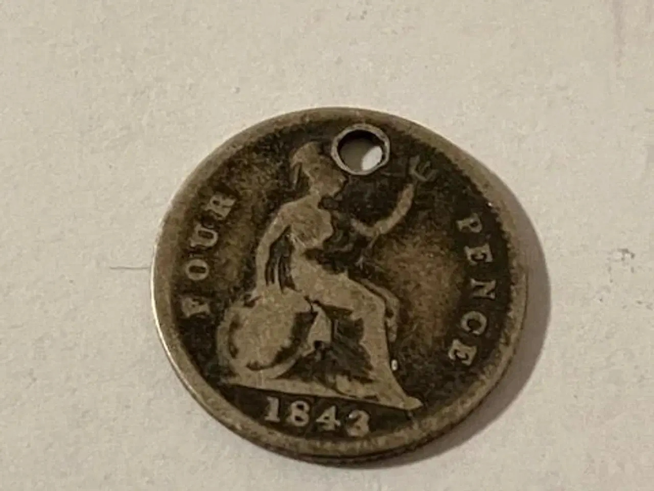 Billede 1 - 4 pence 1843 England