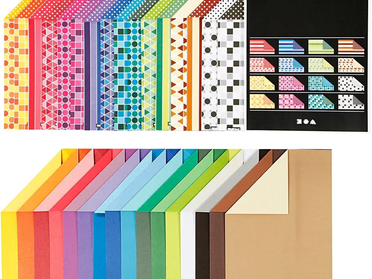 Billede 1 - Color Bar Rivekarton, A4, ark 210x297 mm, 250 g, ass. farver, 32x10ark/ 1 pk.