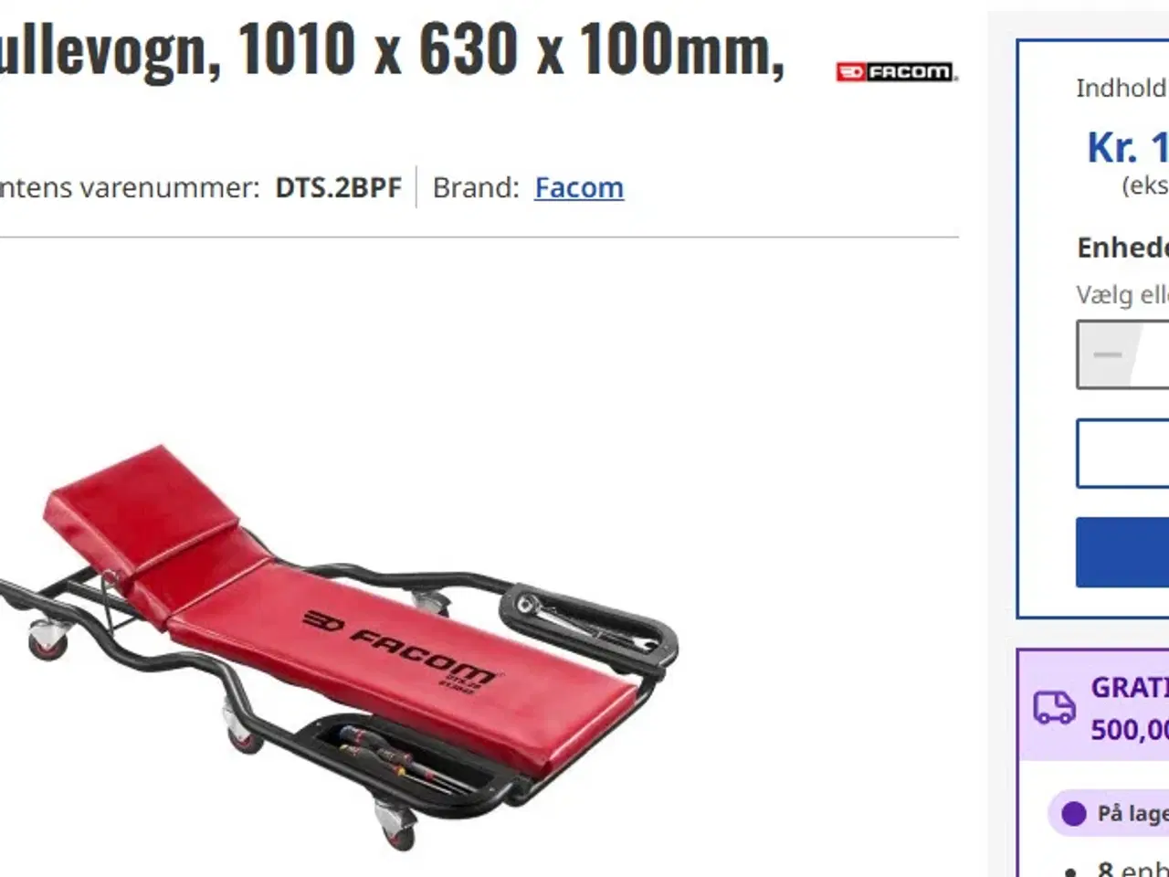 Billede 1 - Facom værksteds rullevogn