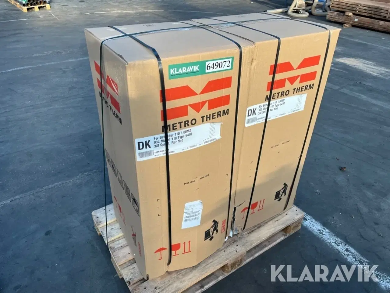 Billede 1 - Varmtvandsbeholder Metro Therm Model 110 6440 - 3/8 spi 93L - 2 styk