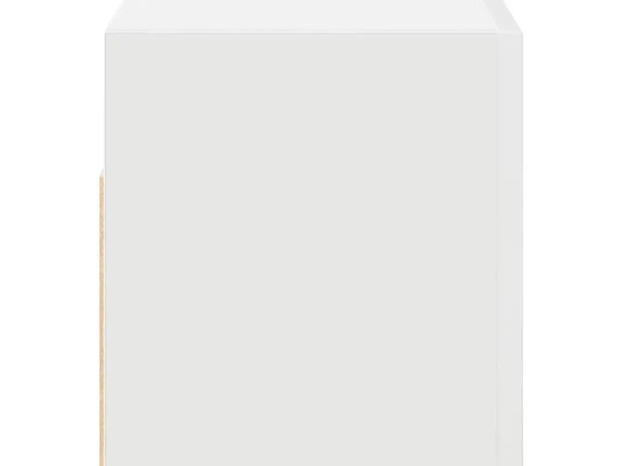 Billede 6 - Væghængt badeværelsesskab 80x25x30 cm konstrueret træ hvid