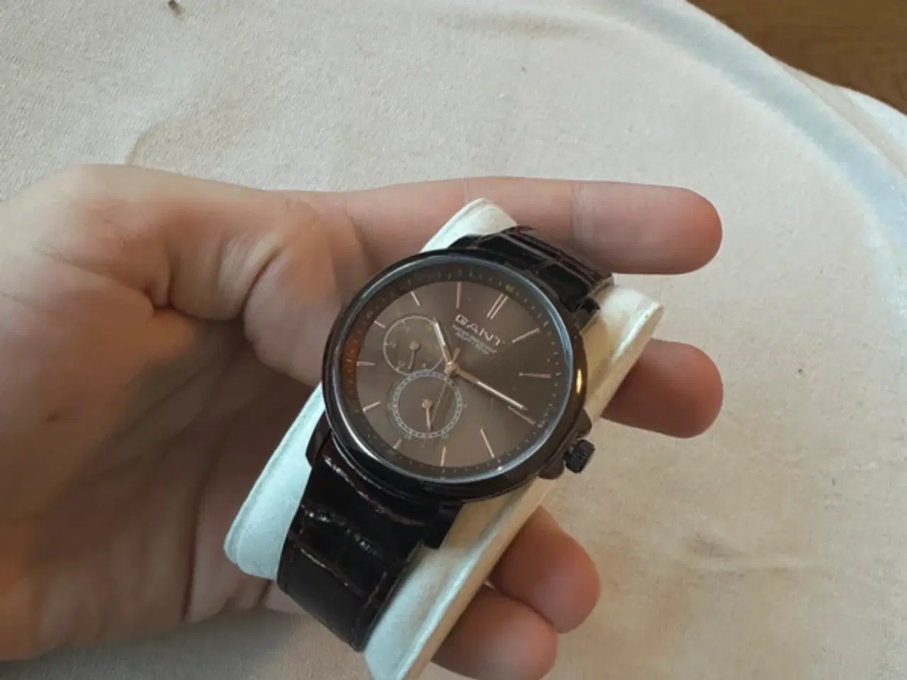 Billede 1 - GANT Lauderdale ur brun rem Helt Nyt med prismærke