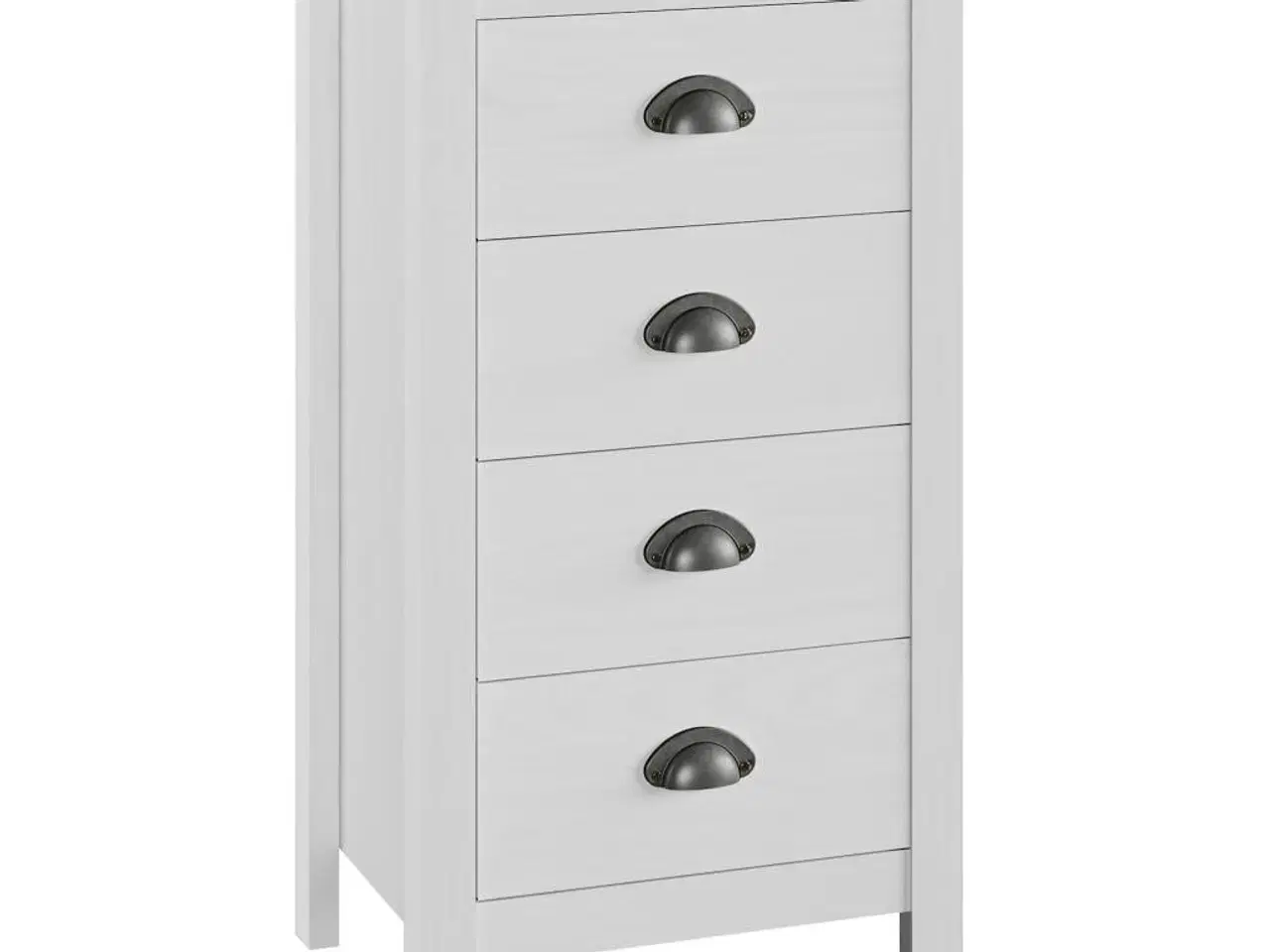 Billede 1 - Skænk Hill 46x35x80 cm massivt fyrretræ hvid