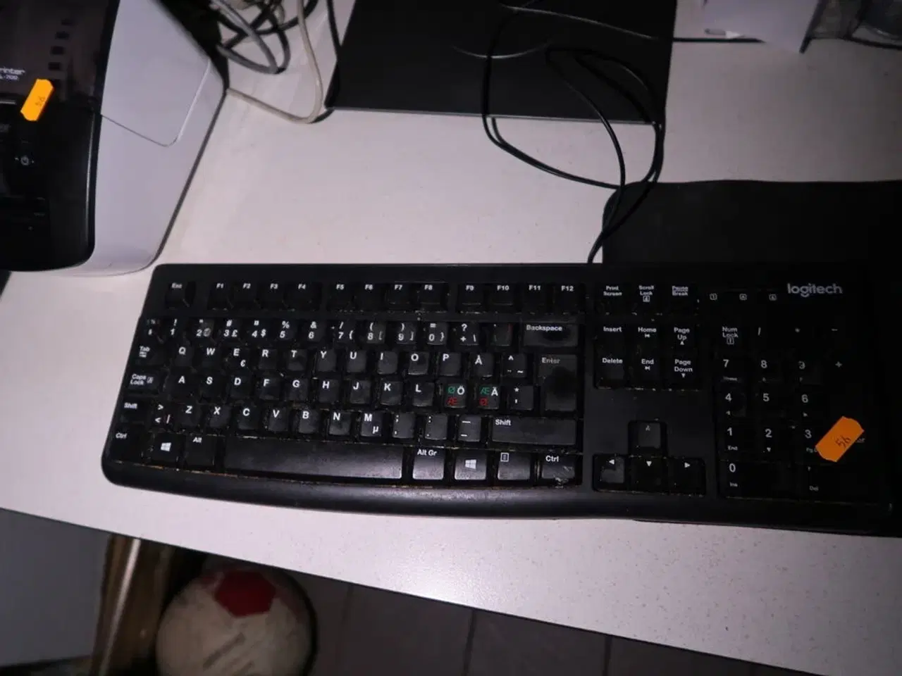 Billede 3 - Computerskærm DELL, labelprinter, computer LENOVO, tastatur, mus m.m.