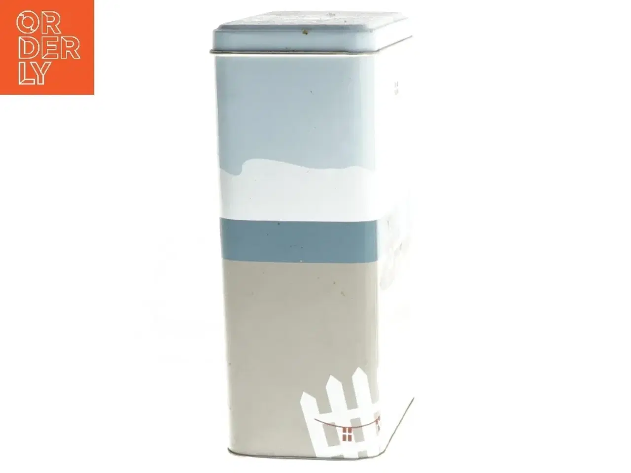 Billede 2 - Rektangulær dåse med skibsdesign fra Det Gamle Apotek (str. 16x9,5x6 cm)