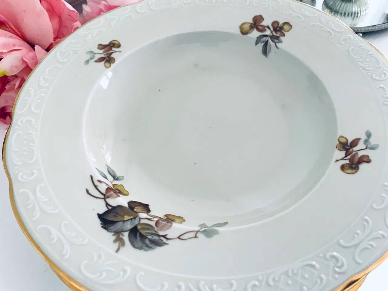 Billede 9 - Vintage dybe tallerkner 6 stk med patina