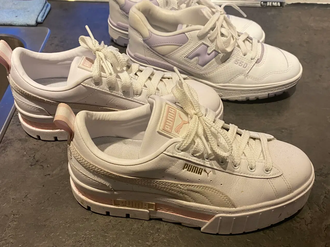 Billede 1 - 2 par pige/dame sko str 39 ..solges