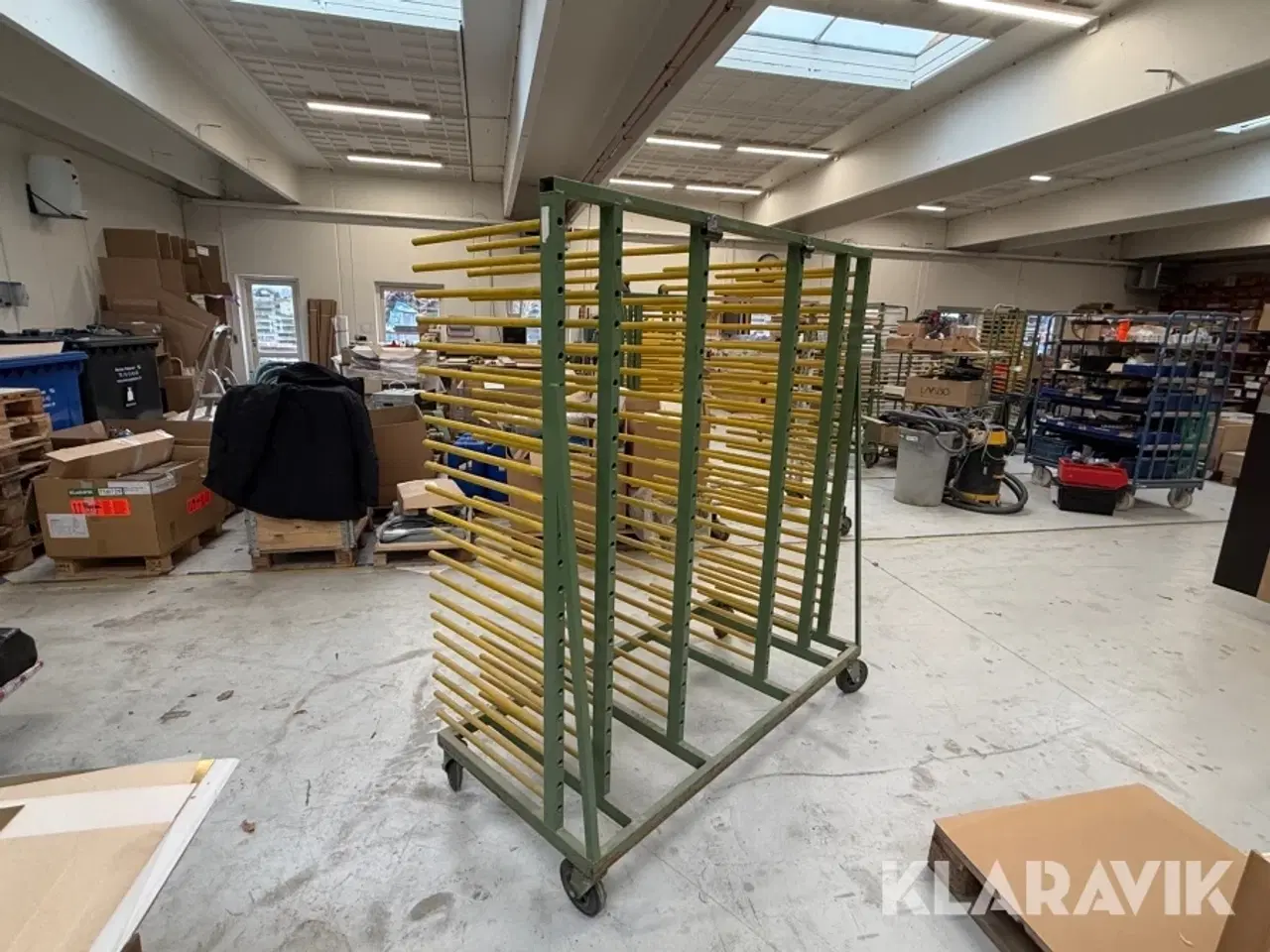 Billede 3 - Pladetørringsvogn / tørrestativ 2 styk.