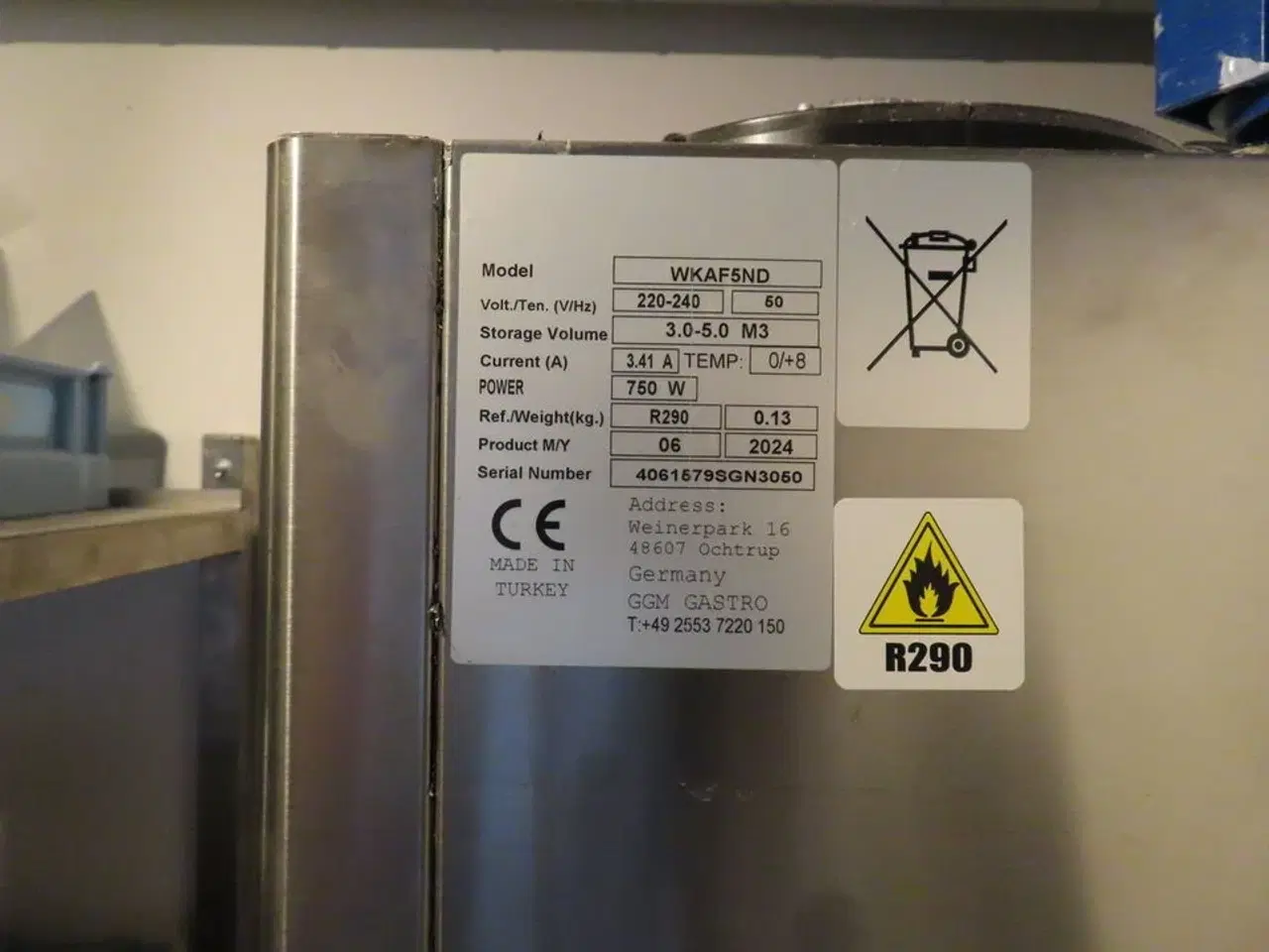 Billede 3 - Fryserum, GGM GASTRO WKAF5ND