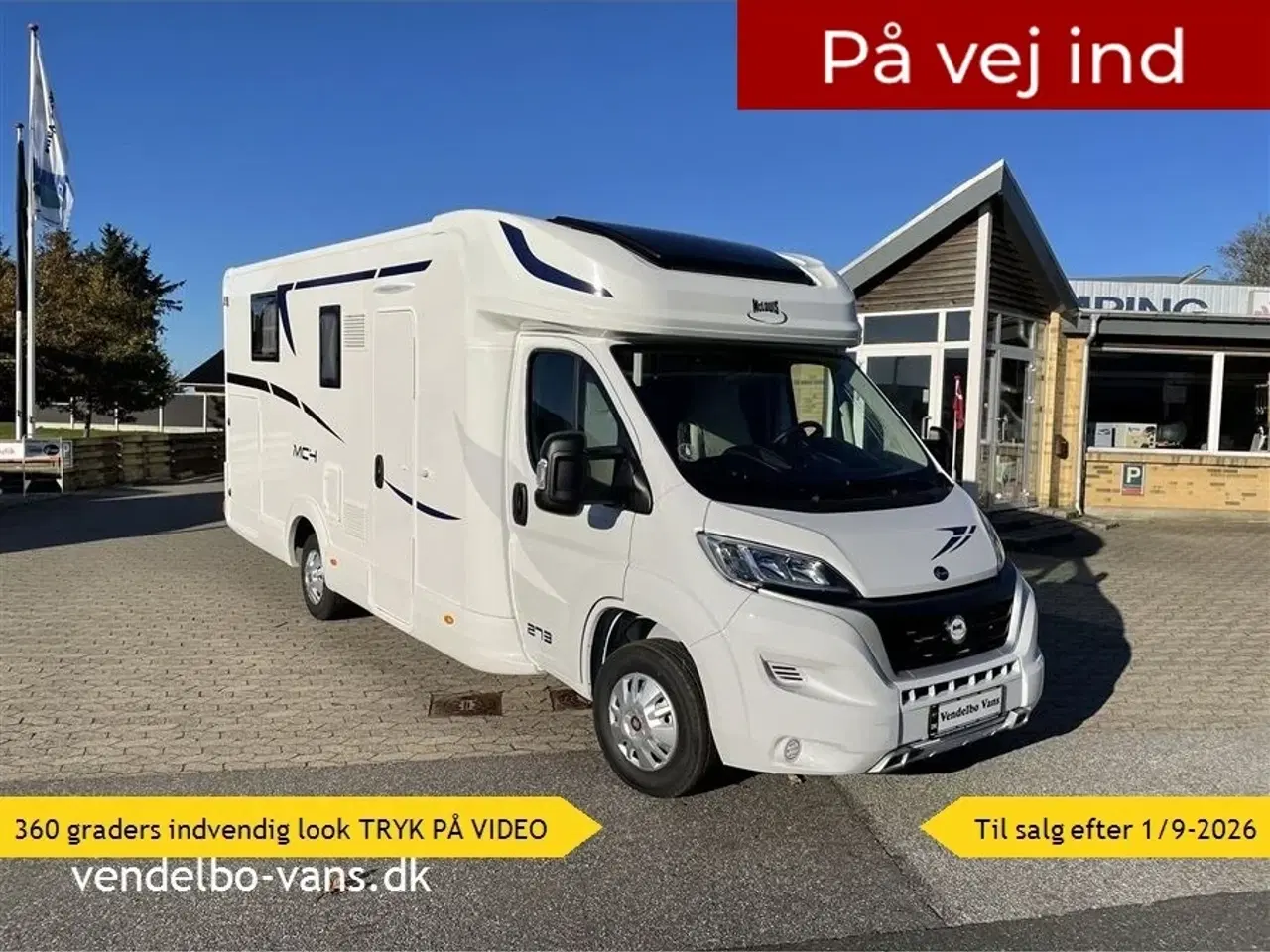 Billede 1 - 2026 - McLouis Mc4 273   Enkeltsenge og stor garage - 10 års tæthedsgaranti - Glasfiber sider-tag-bund