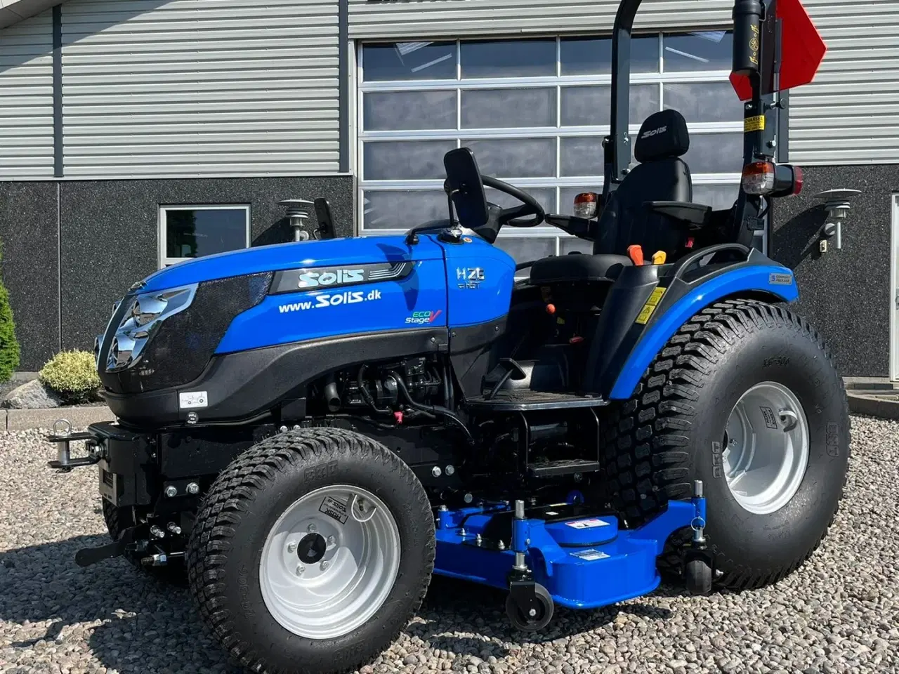 Billede 13 - Solis 26 HST Hydrostat Turf hjul og klipperbord