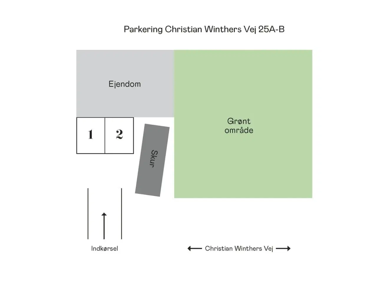 Billede 12 - Udendørs parkering i fredeligt kvarter