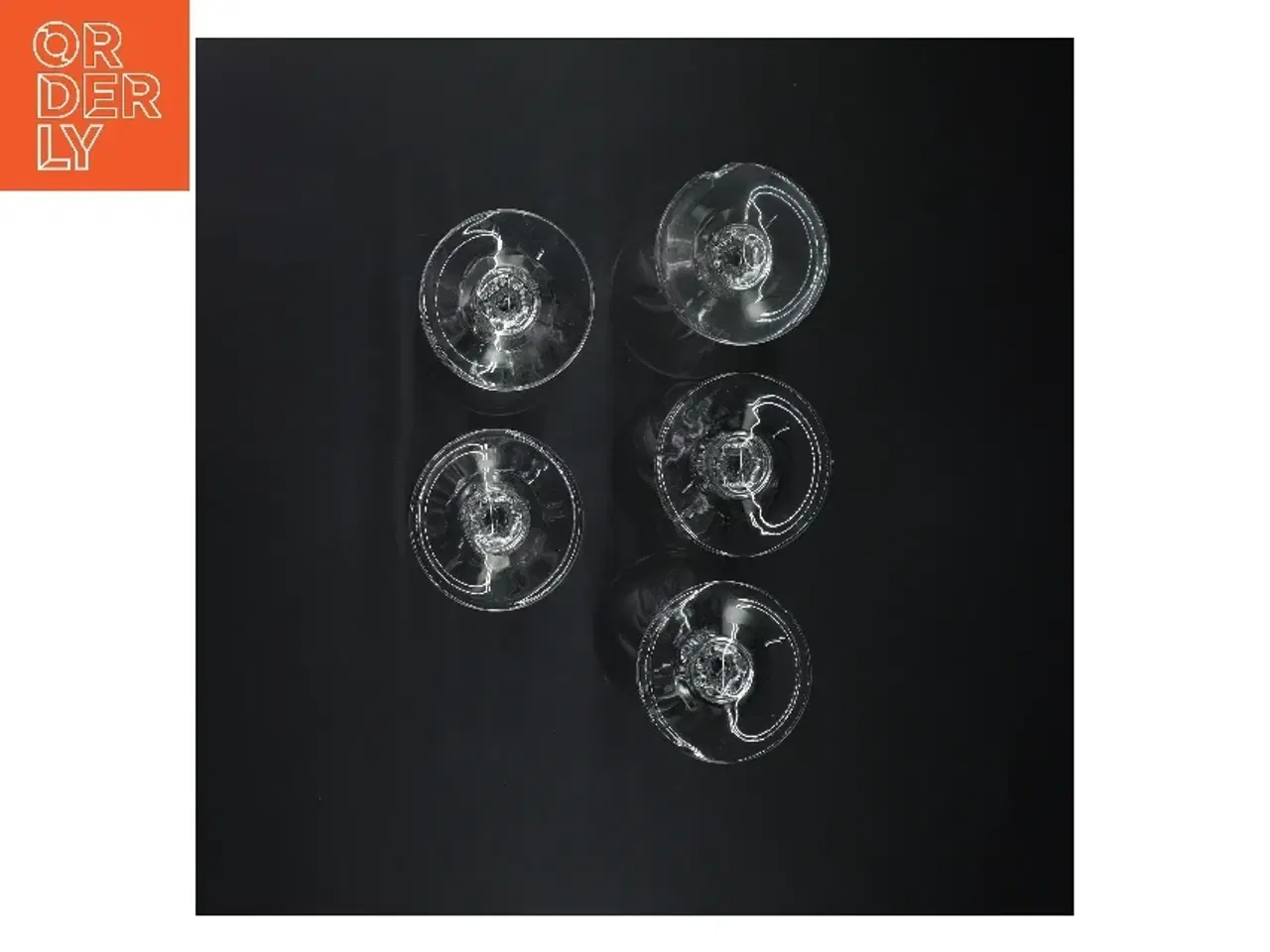 Billede 2 - Krystal Glas, 5 stykker, 17 cm (str. 5 styk, 17 cm)