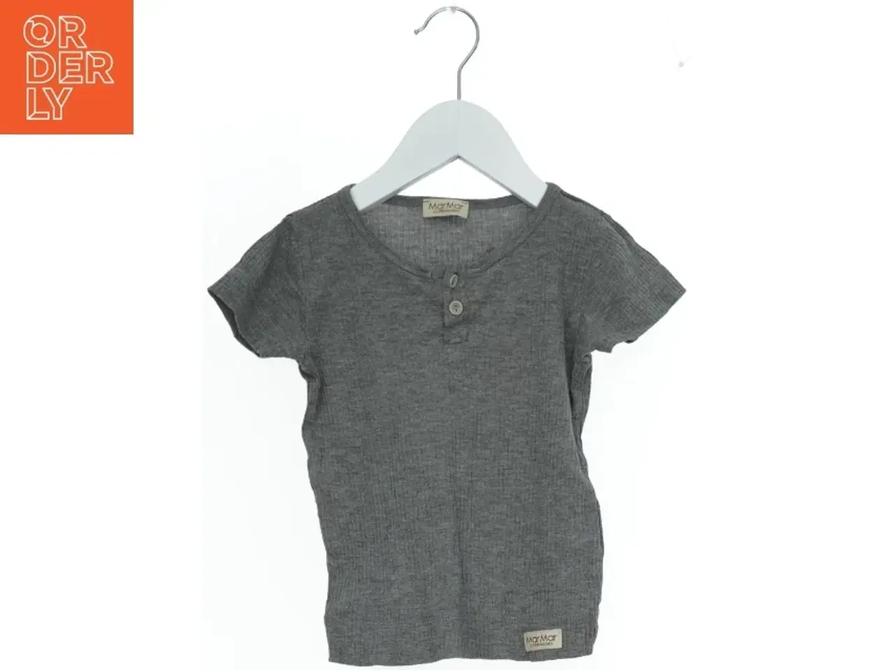 Billede 1 - Grå kortærmet T-shirt fra MarMar (str. 92)