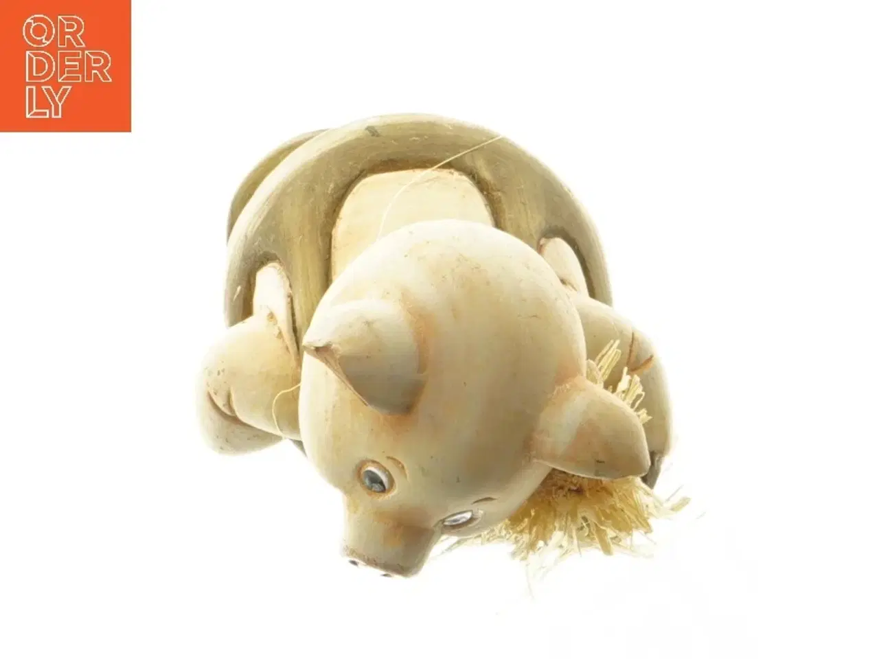 Billede 3 - Dekorativ keramisk grisefigur (str. 13,5 cm)