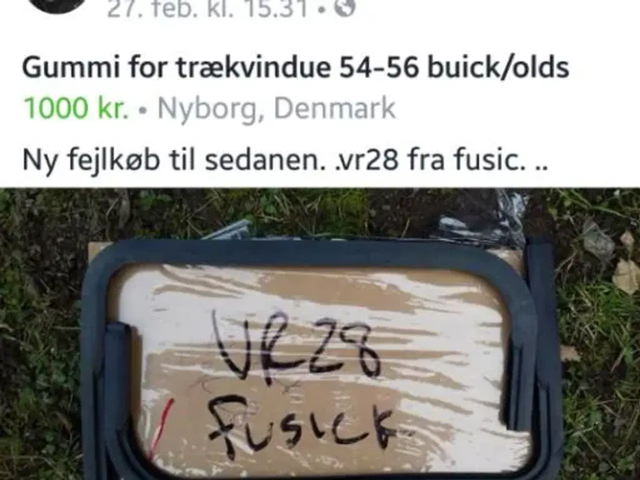 Billede 1 - Gummi trækrude / buick/olds