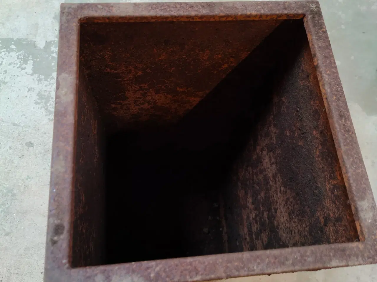 Billede 3 - Potteskjuler i Cortenstål, 80x30x30 cm