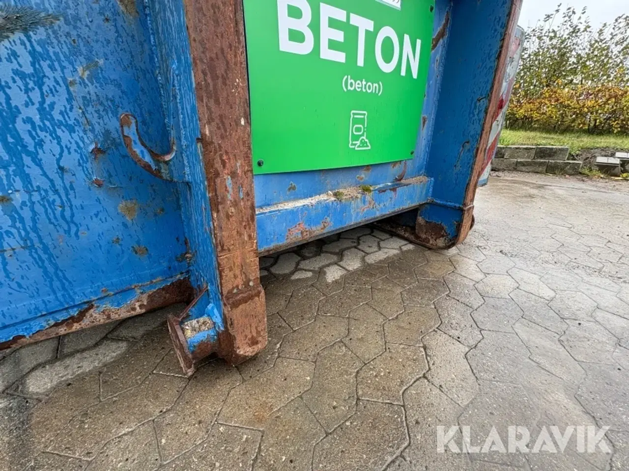 Billede 10 - Åben container med byggematerialer