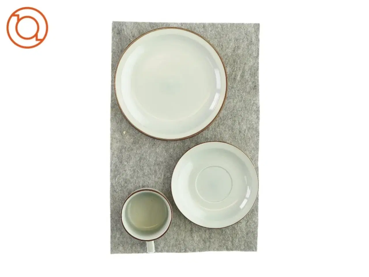 Billede 2 - Kaffe og kage stel i lertøj