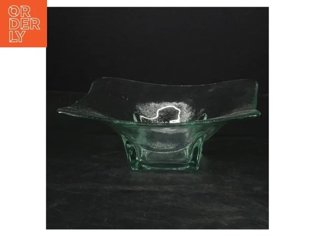 Billede 1 - Glas skål med firkantet bund (str. 19,5x19,5 cm)