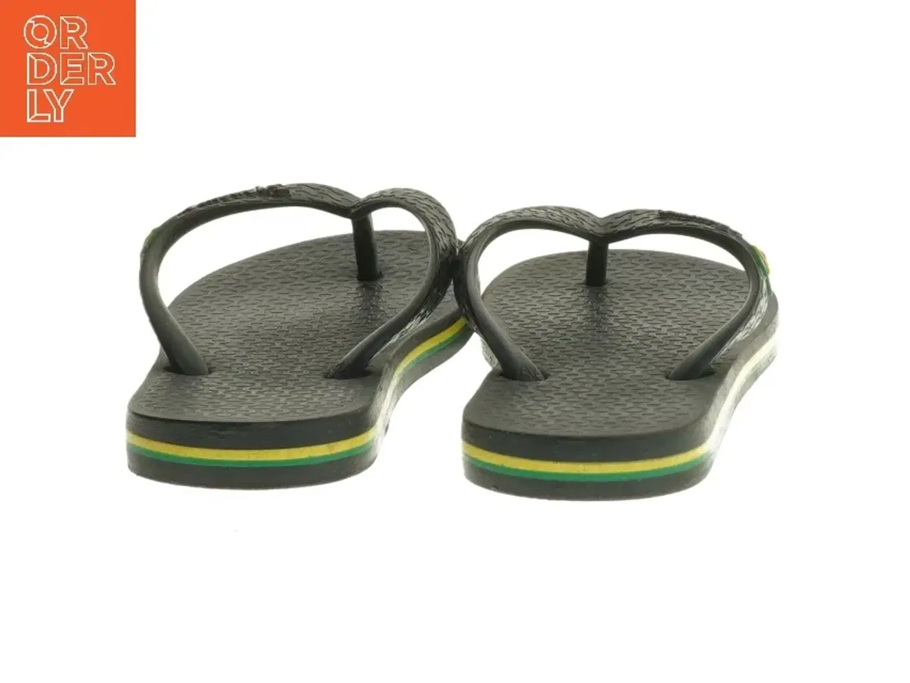 Billede 2 - Sort klip-klapper med Brasilien Flag fra Ipanema (str. 25 )