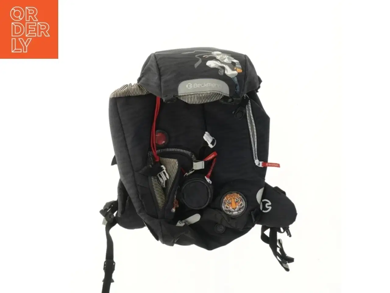 Billede 1 - Børne skole rygsæk med tiger motiv fra Beckmann (str. 45x34 cm)