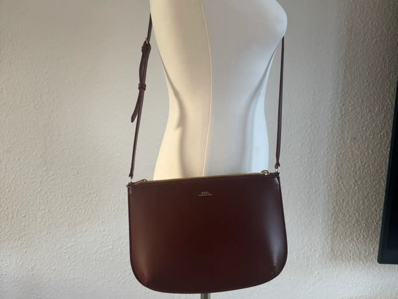 Billede 5 - A.P.C. Sarah Bag – Noisette (brun lædertaske)