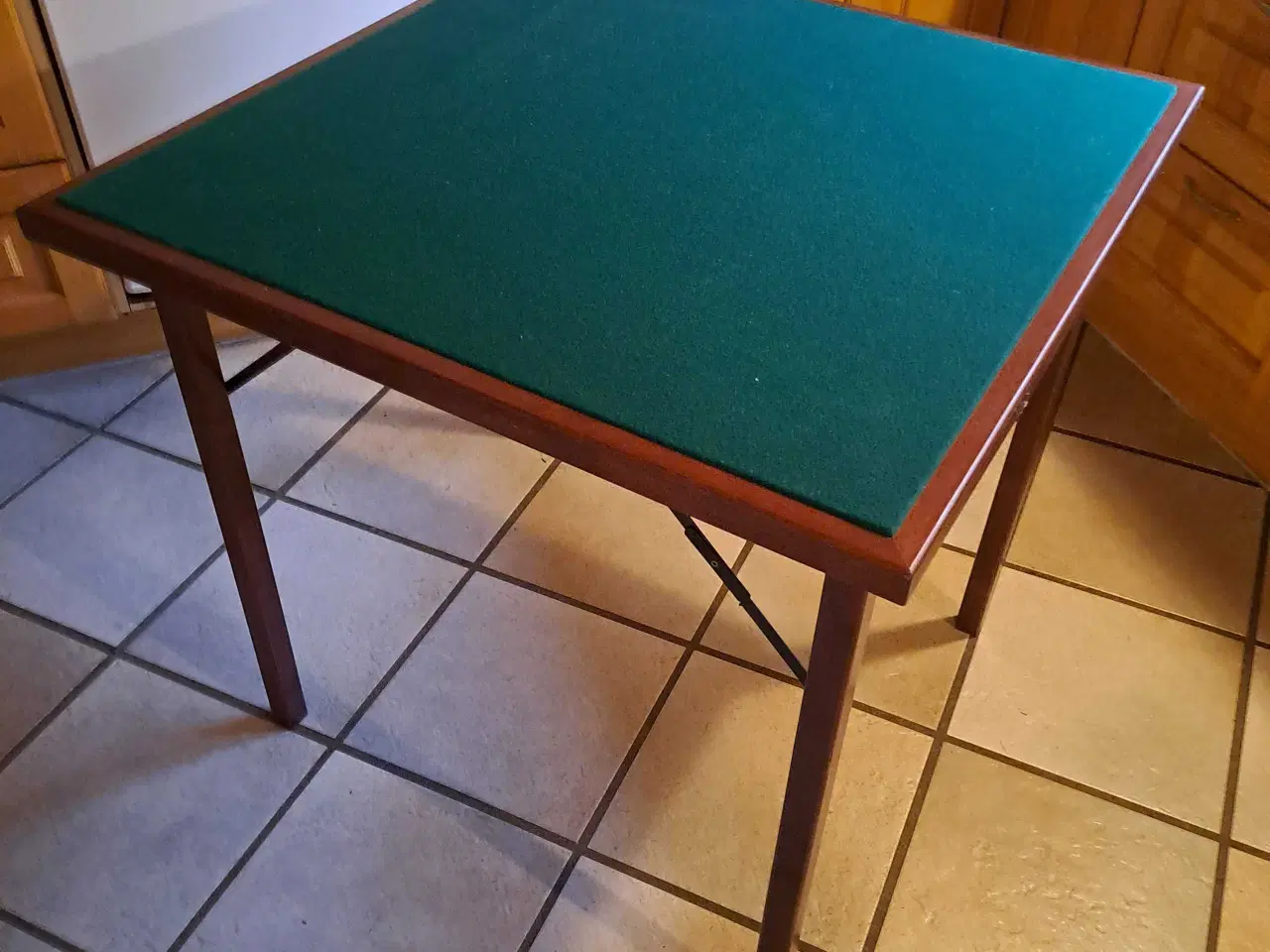 Billede 1 - Spillebord med grønt filt