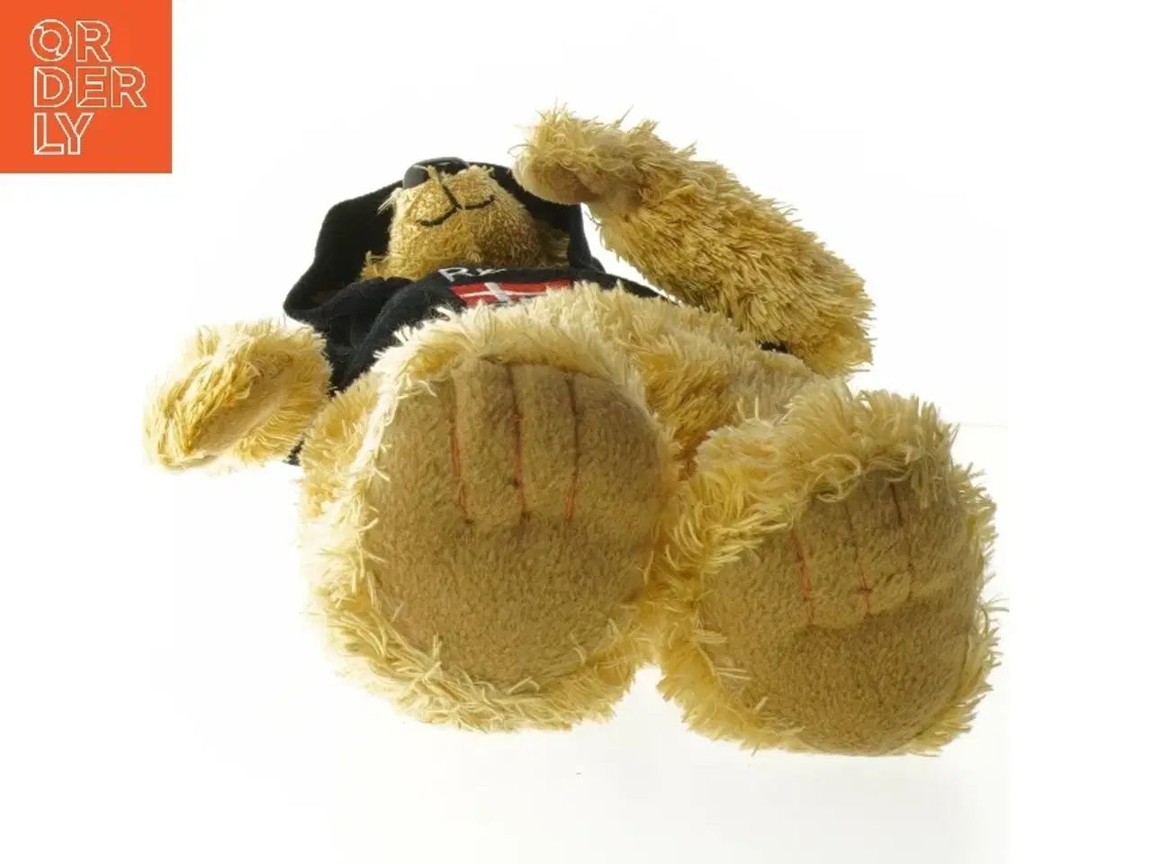 Billede 3 - Tøjbamse med hættetrøje (str. 32 cm)