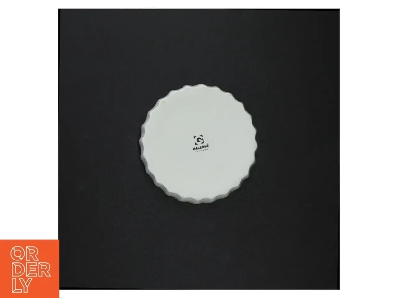 Billede 2 - Hvid porcelænsfad fra Galzone Denmark (str. 12 x 3 cm)