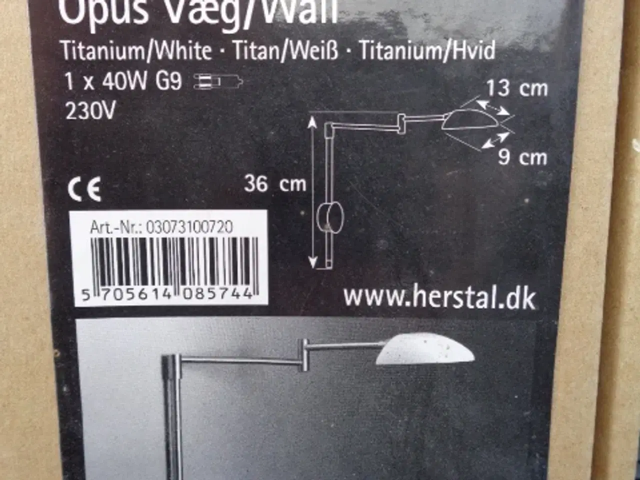 Billede 2 - Væglampe