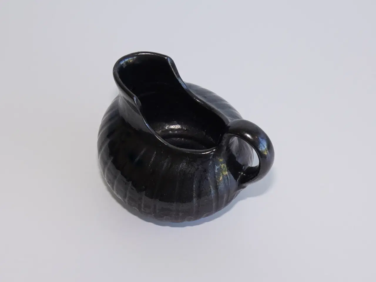 Billede 5 - Vintage kande / hankevase i stentøj - Signeret GV