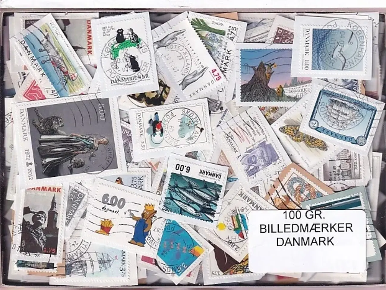 Billede 1 - Danmark 100 g. Billedmærker Enkeltklip - Ny varer hjemkommet 25 - 08 - 2024