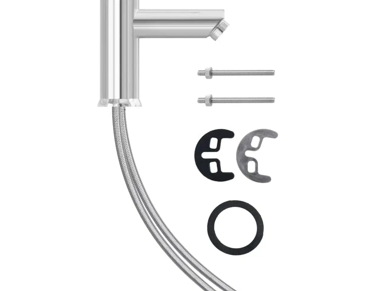 Billede 2 - Vandhane til badeværelseshåndvask 130x176 mm kromfinish