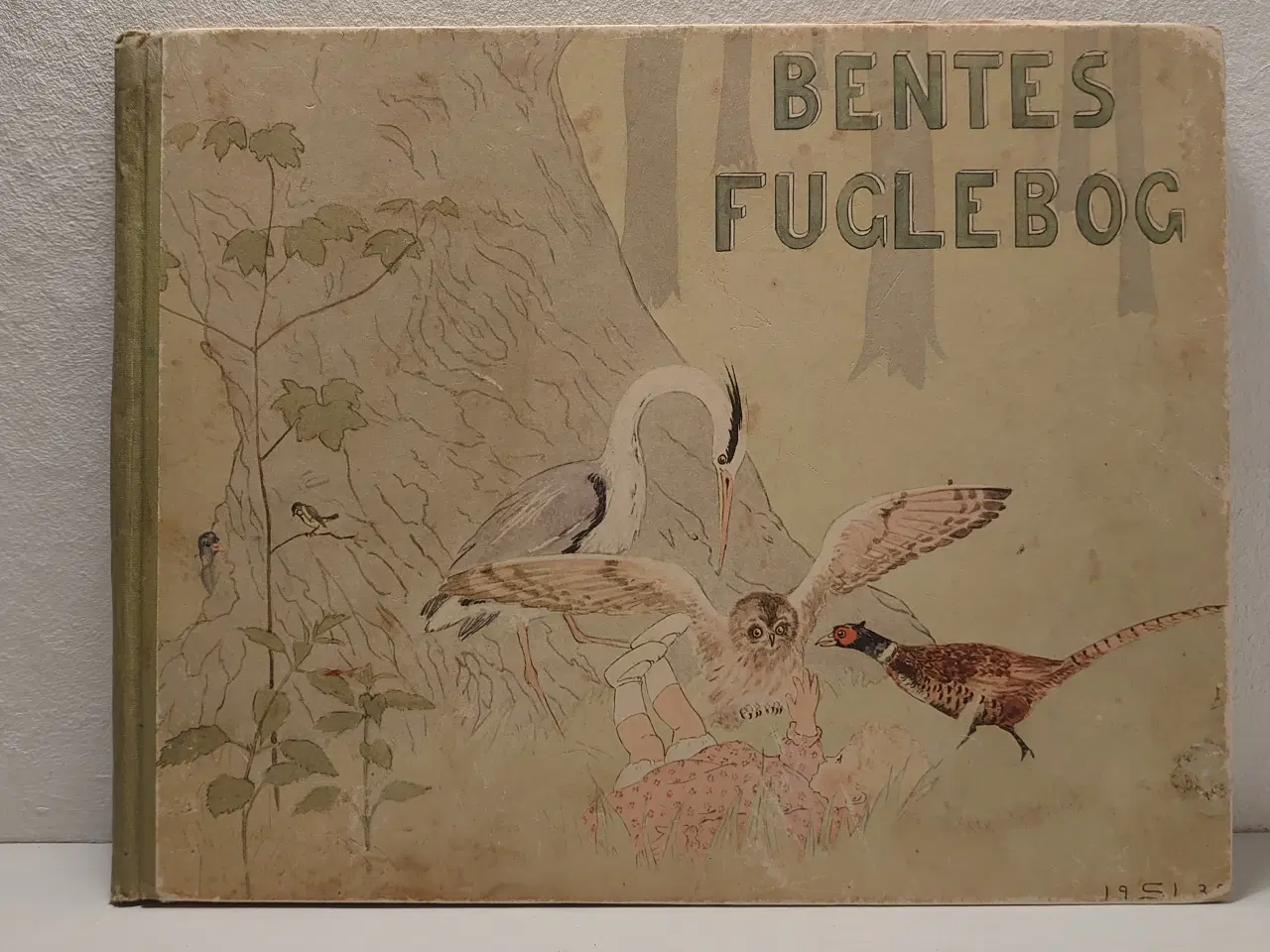 Billede 1 - Suzanne Lassen: Bentes Fuglebog. 1. udg. 1932.