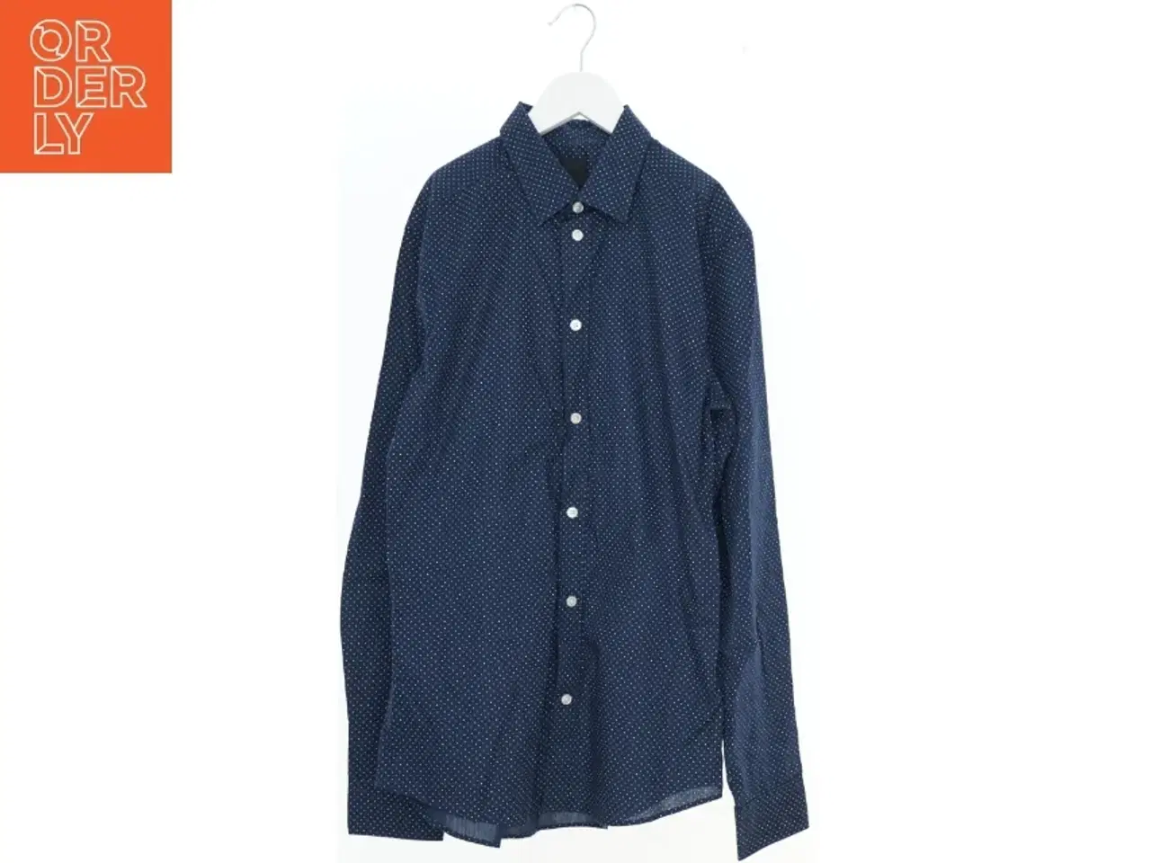 Billede 1 - Skjorte med prikker fra H&M (str. S)