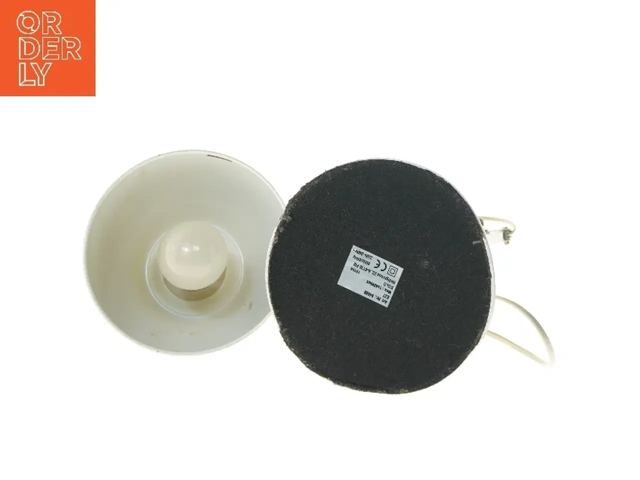 Billede 4 - Hvid bordlampe med justerbar arm (str. 80 cm)