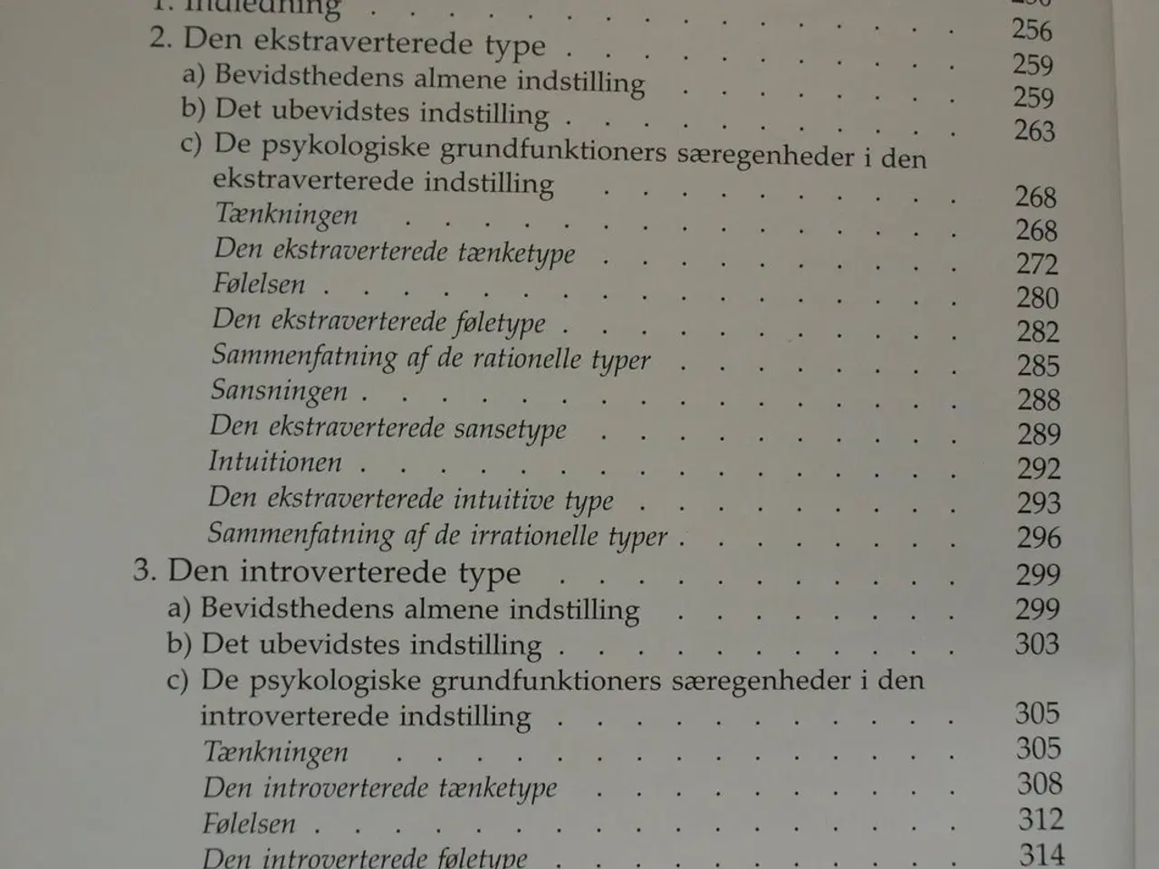 Billede 3 - psykologiske typer , af c. g. jung emne: psykologi