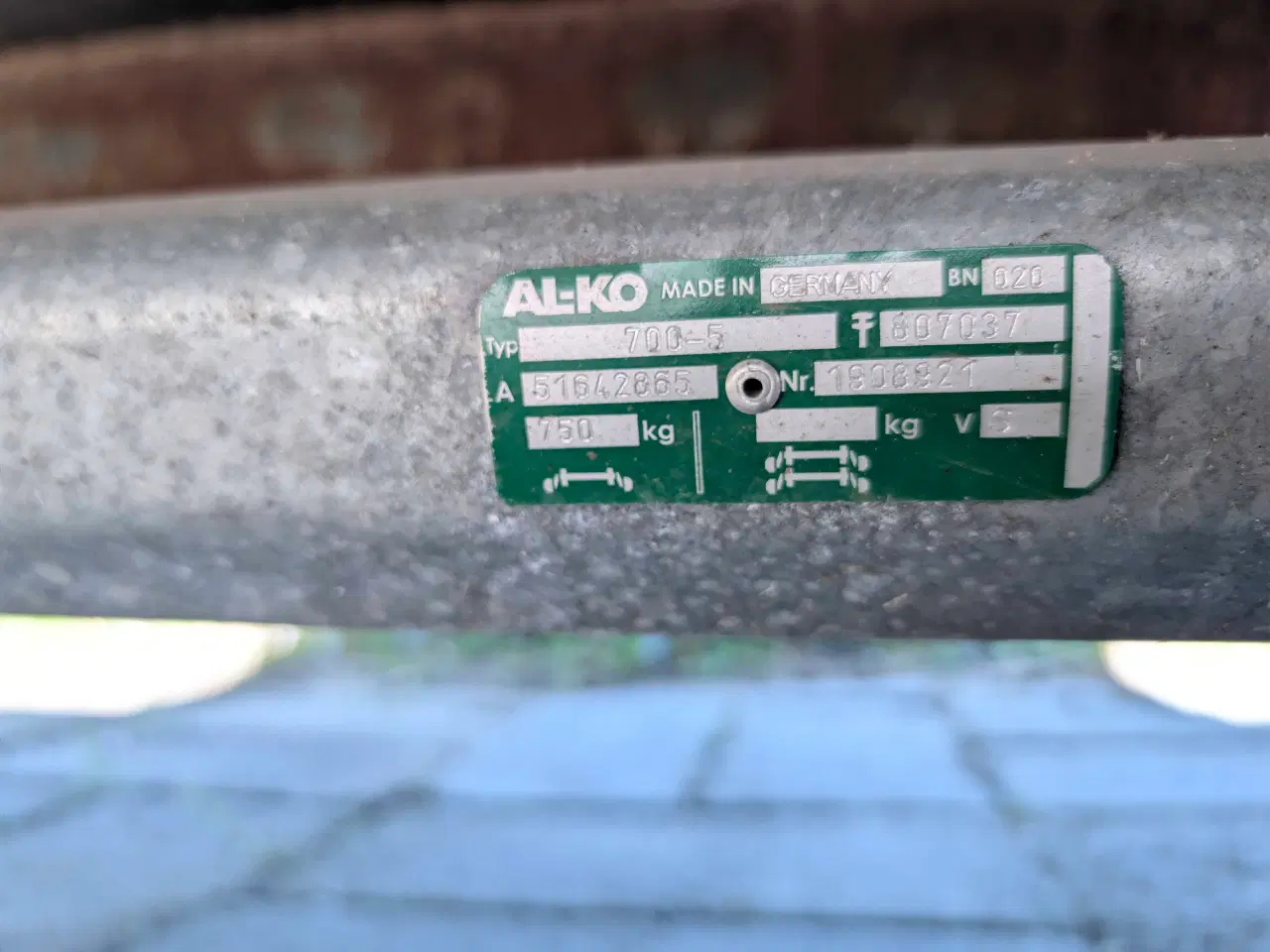 Billede 2 - AL-KO aksel til trailer / campingvogn