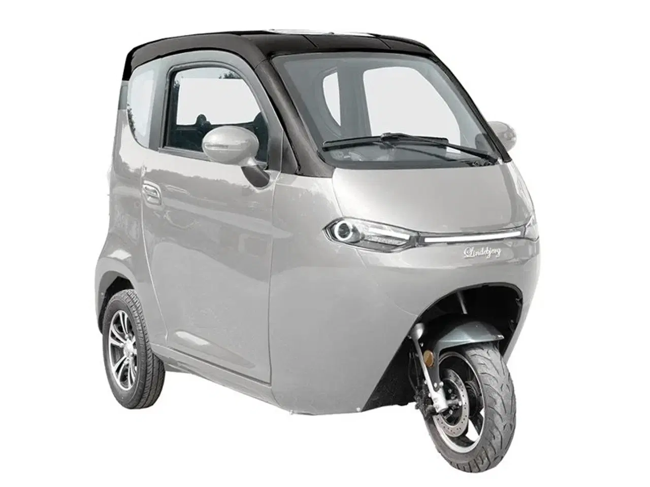 Billede 1 - Lindebjerg Kabinescooter - Freedom 3 - 45 km/t - Luksus - Sølv