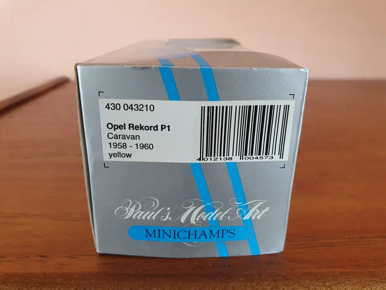 Billede 2 - MINICHAMPS - Gul Opel Rekord stationscar