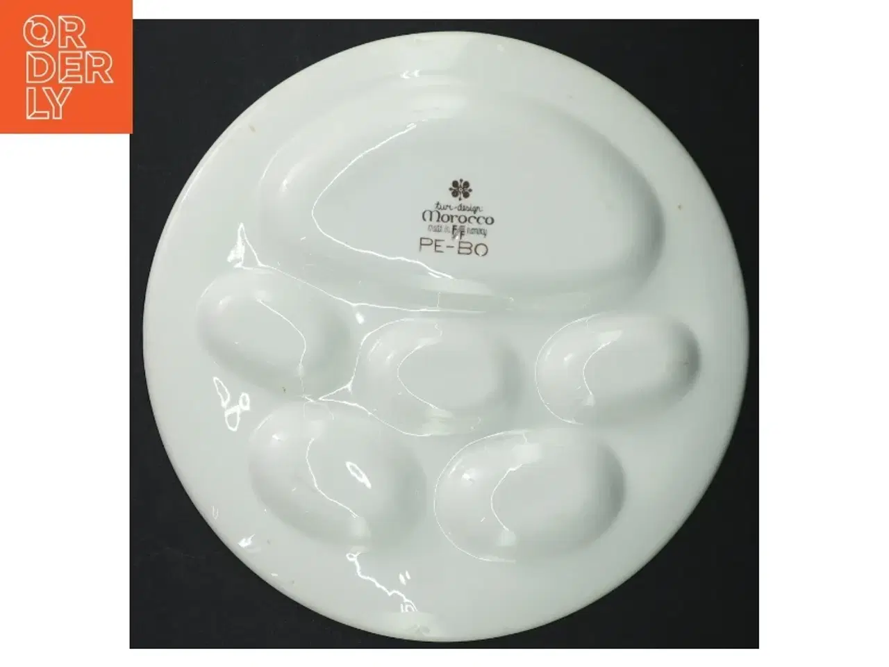 Billede 4 - Porcelæns fad med ruminddeling fra Turi-design (str. Ø. 23,5 cm)