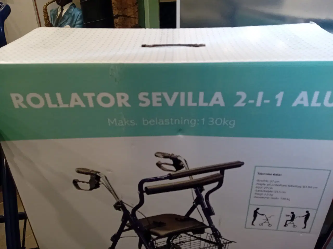 Billede 2 - Rollator let vægt 