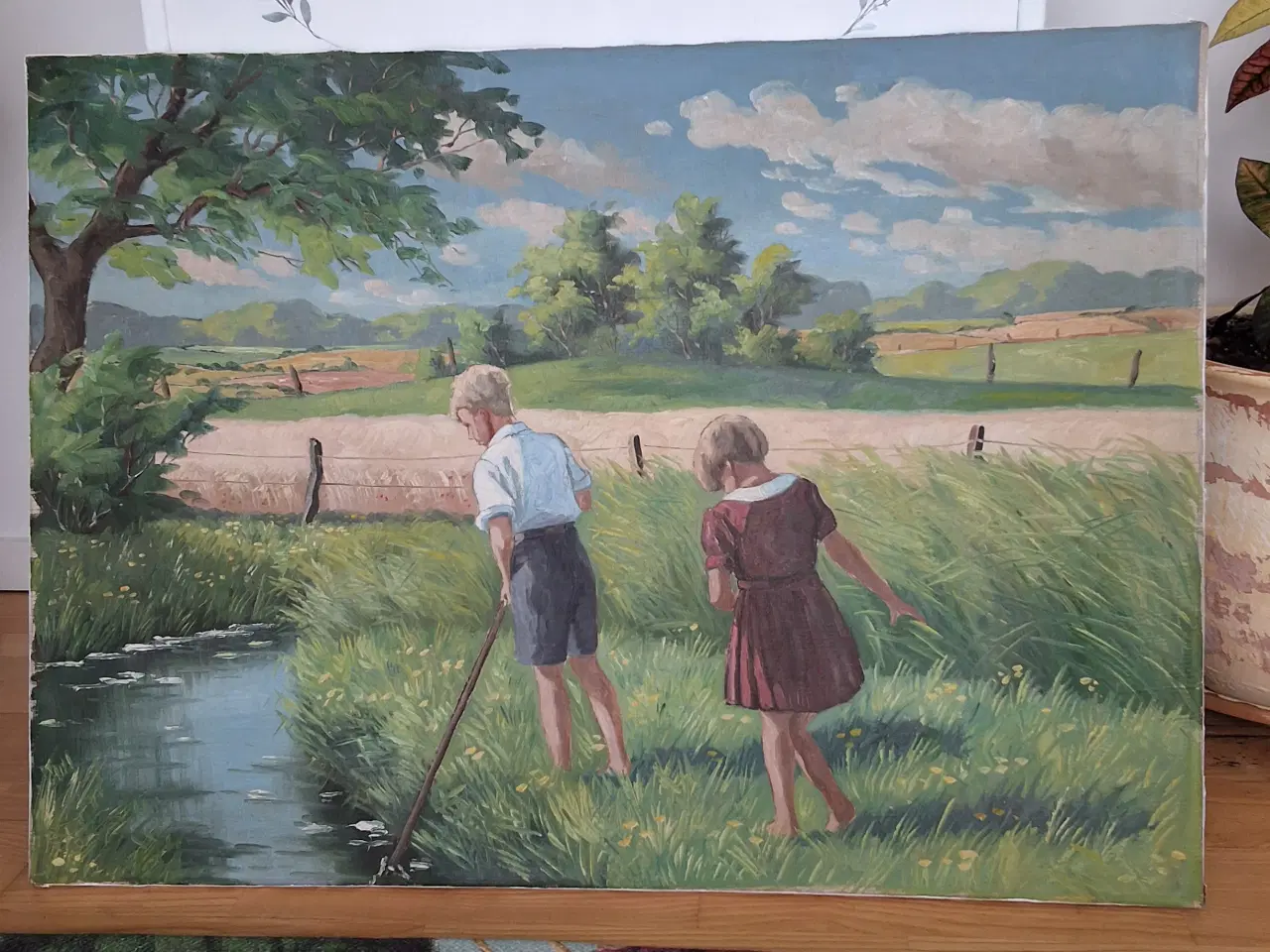 Billede 1 - Et smukt, unikt oliemaleri