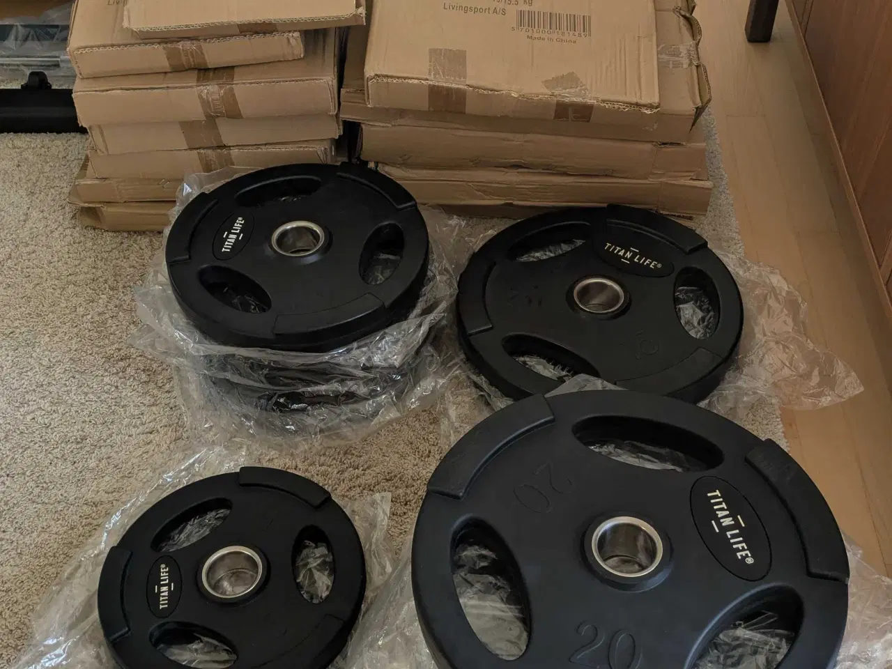 Billede 1 - Titan life weight disk vægtskiver 160kg