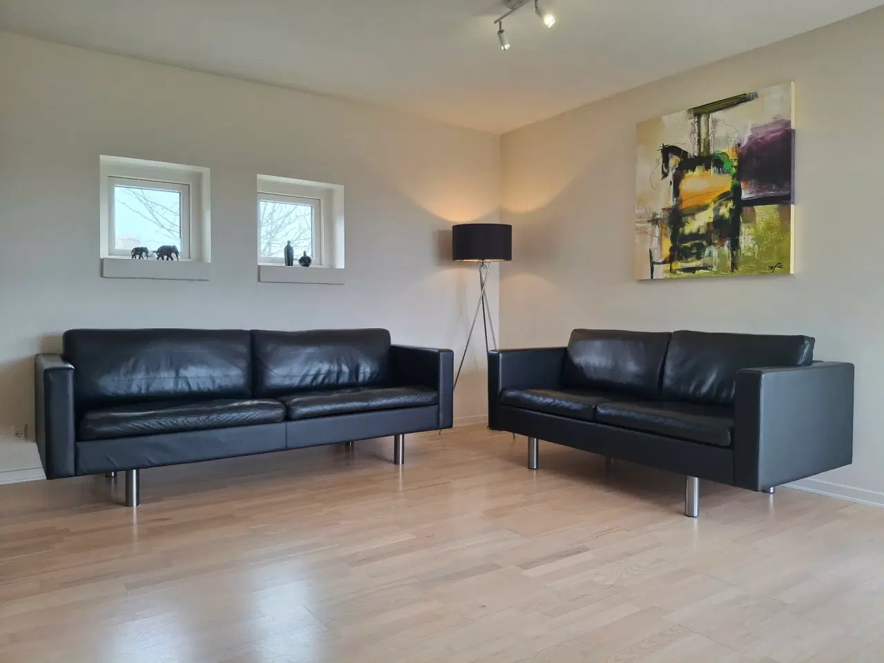 Billede 3 - Velholdte lædersofaer 3+2 personers