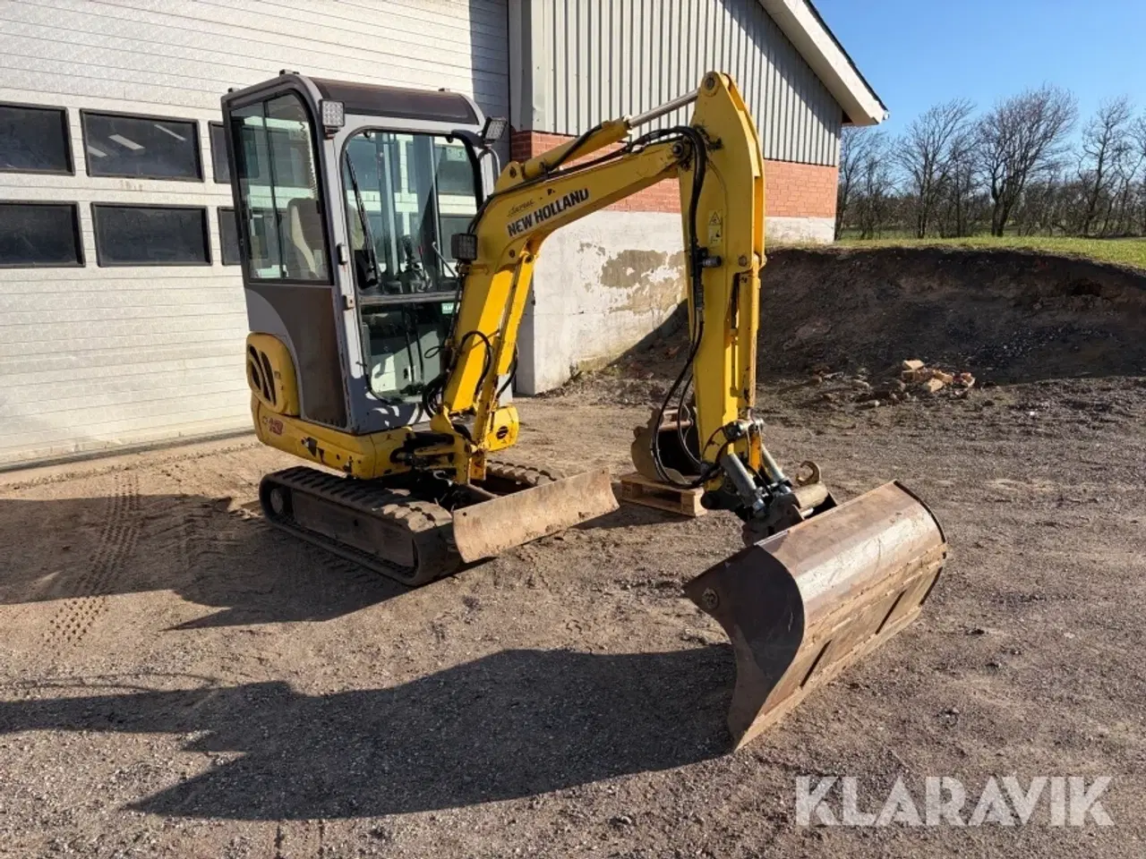 Billede 7 - Gravemaskine New Holland E18C med tiltman og skovlpakke